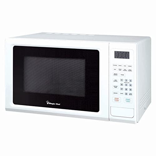 Magic Chef Microwave Oven with 8 Cook Modes & 10 Power Levels, White...