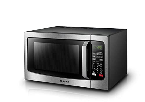 TOSHIBA EM131A5C-SS Countertop Microwave Ovens 1.2 Cu Ft, 12.4'...