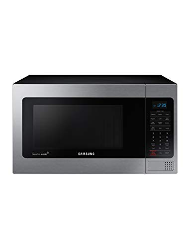 SAMSUNG 1.1 Cu Ft Countertop Microwave Oven w/ Grilling Element,...