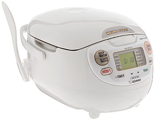 Zojirushi NS-ZCC10 Neuro Fuzzy Cooker, 5.5-Cup uncooked rice / 1L,...
