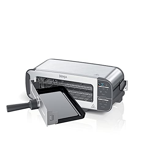 Ninja ST101 Foodi 2-in-1 Flip Toaster, 2-Slice Capacity, Compact...