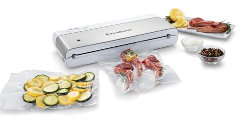 FoodSaver Compact Vacuum Sealer Machine with Sealer Bags and Roll for...