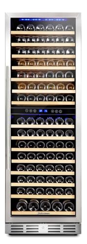 Kalamera 157 Bottle Freestanding Wine Cooler Refrigerator With...