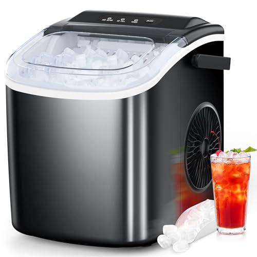 COWSAR Ice Maker Countertop, Portable Ice Machine with Self-Cleaning,...