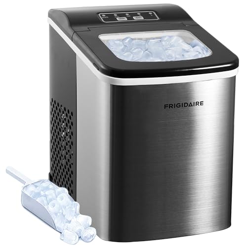 Frigidaire Compact Countertop Ice Maker, Makes 26 Lbs. Of Bullet...