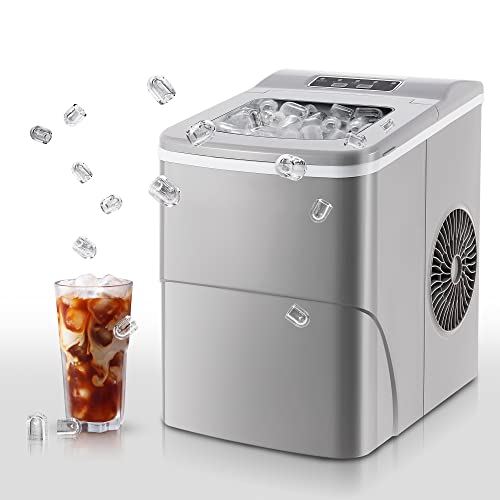 Electactic Ice Maker, Commercial Ice Machine,100Lbs/Day, Stainless...