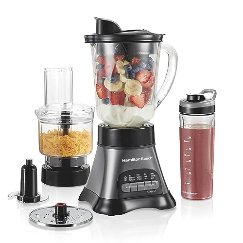 Hamilton Beach Blender for Shakes and Smoothies & Food Processor...
