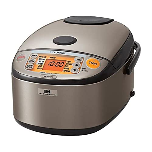 Zojirushi NP-HCC10XH Induction Heating System Rice Cooker and Warmer,...