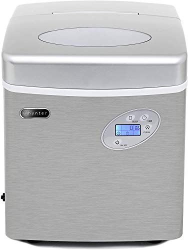 Whynter IMC-491DC Portable 49lb Capacity Stainless Steel with Water...