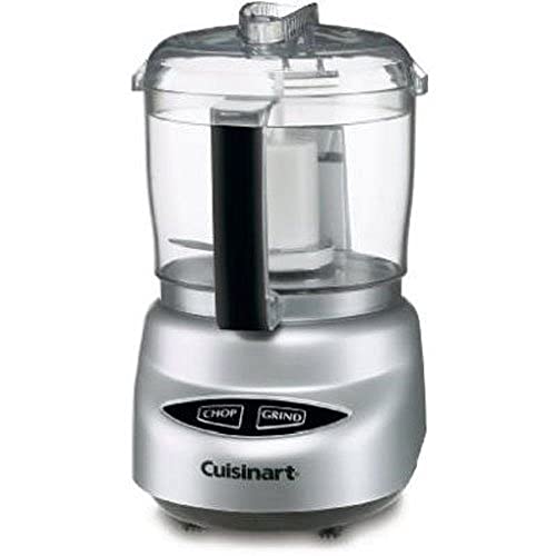 Cuisinart Food Processor, Mini-Prep 3 Cup, 24 oz, Brushed Chrome and...