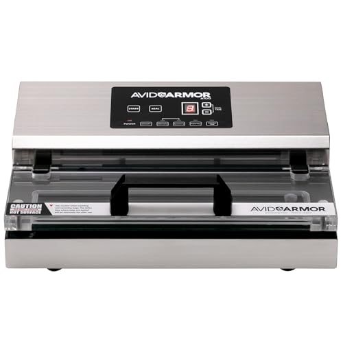 Avid Armor Vacuum Sealer Machine - A100 Stainless Construction, Clear...