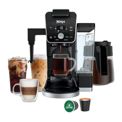 Ninja CFP451CO DualBrew System 14-Cup Coffee Maker, Single-Serve Pods...