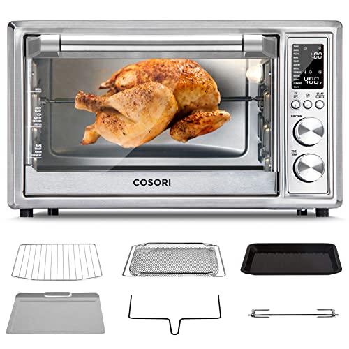 COSORI 12-in-1 Air Fryer Toaster Oven Combo, Airfryer Rotisserie...