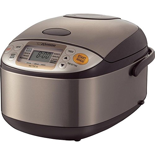 Zojirushi NS-TSC10 5-1/2-Cup (Uncooked) Micom Rice Cooker and Warmer,...