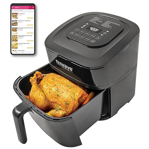 Nuwave Brio 7-in-1 Air Fryer, 7.25-Qt with One-Touch Digital Controls,...
