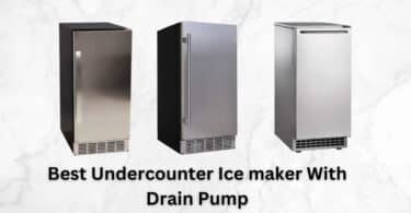 Best undercounter ice maker with drain pump
